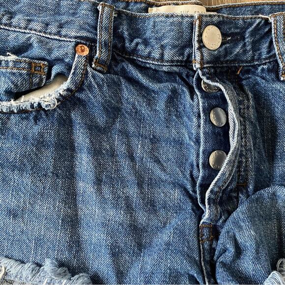 We the Free Cutoff Button Fly Denim Shorts Size 27 - Picture 6 of 7